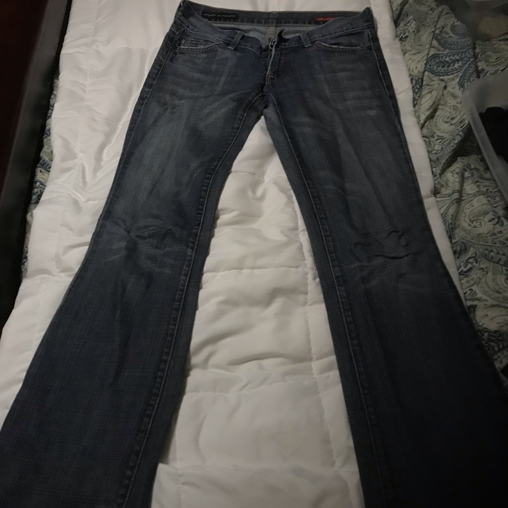 Boot cut citizens of humanity blue jeans